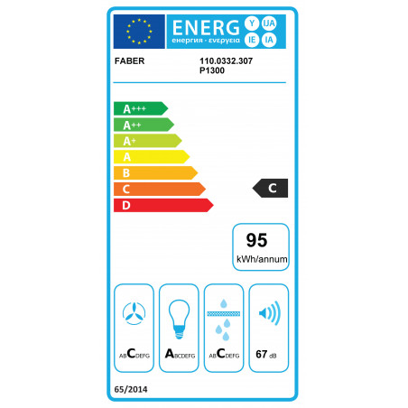 Komínová digestoř Faber Cylindra EV8 X A37, nerez