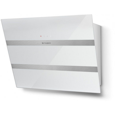 Komínová digestoř Faber Steelmax EV8 WH/X A55, bílá/bílé sklo