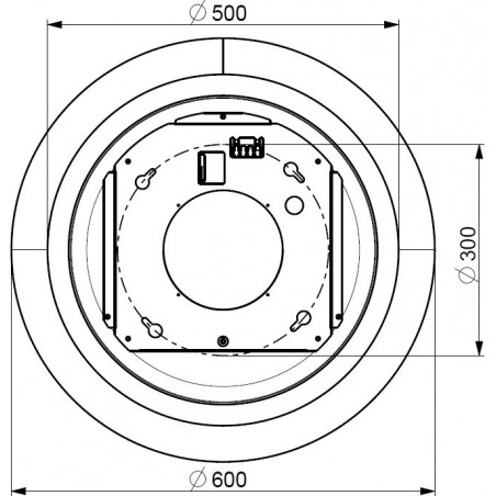 Lustrová digestoř Faber CELINE PLUS WW/CG MATT, bílá mat/cementově šedá mat Lustrová digestoř Faber CELINE PLUS WW/CG MATT, bílá mat/cementově šedá mat
