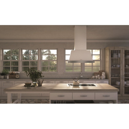 Ostrůvková digestoř Faber THEA ISOLA EV8 WH MATT F80, bez rámu, bílá mat Ostrůvková digestoř Faber THEA ISOLA EV8 WH MATT F80, bez rámu, bílá mat