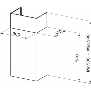 Sada komínů Faber 84.112.0250.289 990 X