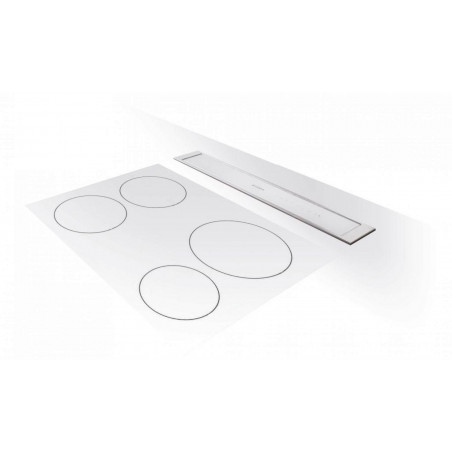 Vestavná digestoř Faber Fabula PLUS EV8 WH A90, nerez/bílé sklo