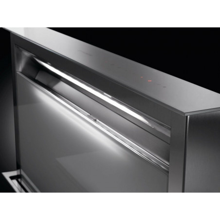 Vestavná digestoř Faber Fabula PLUS EV8 WH A90, nerez/bílé sklo