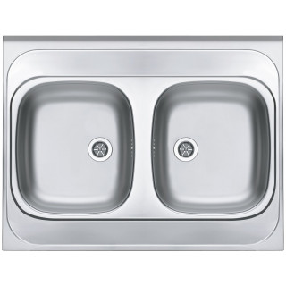 Kuchyňský dřez Alveus Classic 40 Natur, hloubka 125 mm