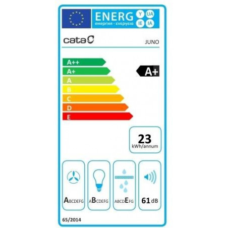 Odsavač par Cata JUNO A+ Nerez Bílé sklo 600