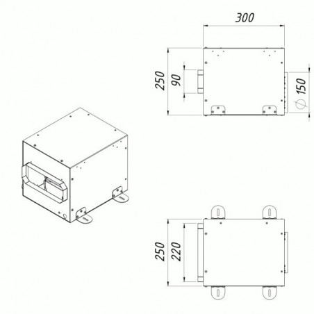 Odsavač par Cata Empire VIP SD 805090, dálkové ovládání