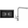 Set Sinks (dřez Amanda 860 DUO Metalblack 74 + baterie Elka Chrom) Set Sinks (dřez Amanda 860 DUO Metalblack 74 + baterie Elka Chrom)