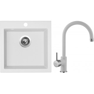 Set Sinks G428 (dřez Viva 455 Milk 28 + baterie Vitalia Milk 28)