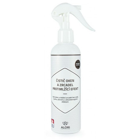 Čistič oken a zrcadel protimlžící efekt Alori, 250ml Čistič oken a zrcadel protimlžící efekt Alori, 250ml