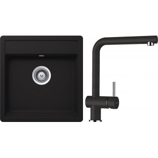 Set Schock S20-3 (dřez Nemo N-100S Onyx + baterie Epos Onyx)