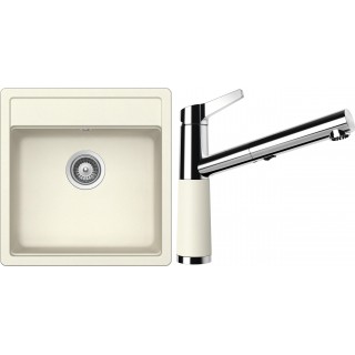 Set Schock S10-5 (dřez Mono N-100S Magnolia + baterie SC-510.120 Magnolia)