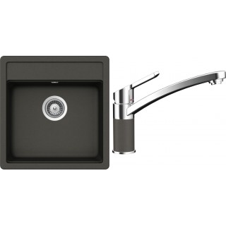 Set Schock S20-5 (dřez Nemo N-100S Asphalt + baterie SC-90 Asphalt)