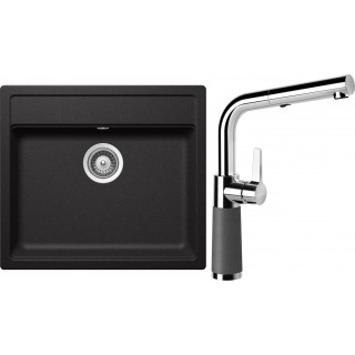 Set Schock S10-7 (dřez Mono N-100 Stone + baterie SC-540.120 Stone)