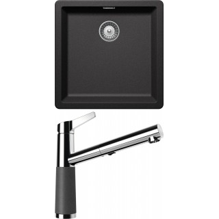 Set Schock S12-5 (dřez Greenwich N-100 Stone + baterie SC-510.120 Stone)