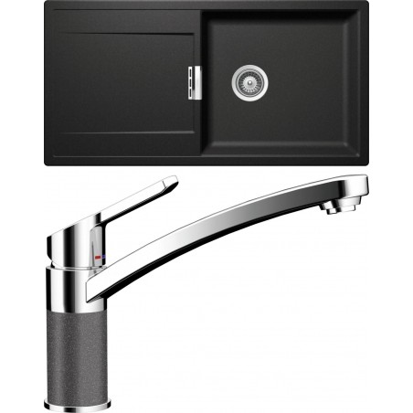 Set Schock 121-21 (dřez Mono D-100L Stone + baterie SC-90 Stone)