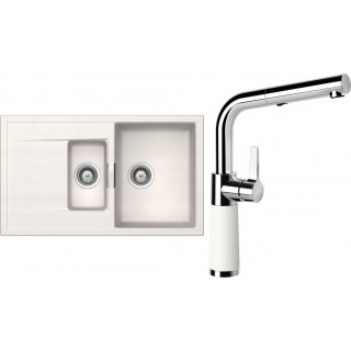 Set Schock S8-7 (dřez Mono D-150 Polaris + baterie SC-540.120 Polaris)