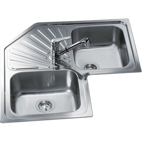 Kuchyňský dřez Teka Angular 2B X Nerez