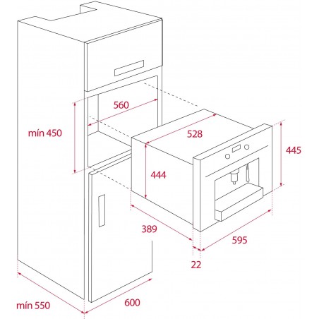 Kávovar Teka CLC 855 GM BK Černá Kávovar Teka CLC 855 GM BK Černá