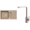 Set Alveus (dřez Niagara 70 Beige 55 + baterie Afra Beige 55 + dárek)