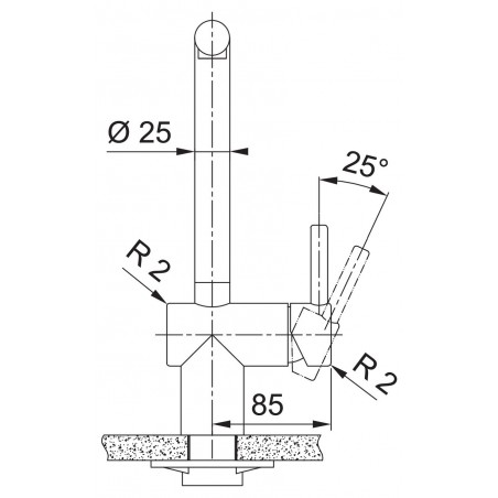 Kuchyňská baterie Franke FC 3791.503 ATLAS NEO Celonerez antracit, PVD