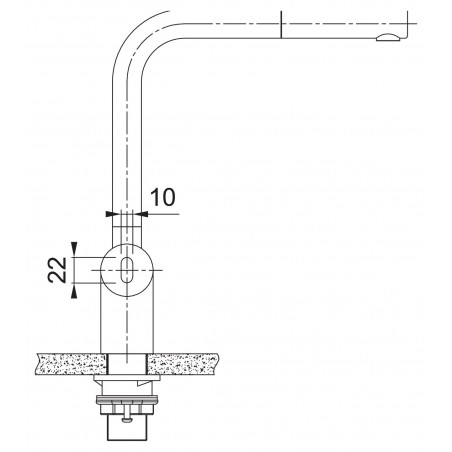 Kuchyňská baterie Franke FC 5523.501 ATLAS NEO SENSOR Celonerez