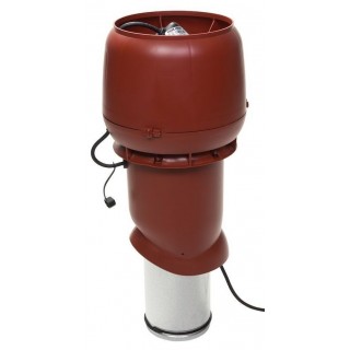 Externí ventilační jednotka Faber E220P - šikmá/rovná střecha, červená RAL 3009