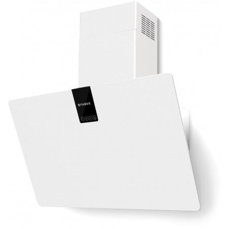 Komínová digestoř Faber Soft Edge BIANCO KOS A80, bílá/FENIX NTM bílá mat