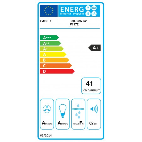 Komínová digestoř Faber Soft Edge BIANCO KOS A80, bílá/FENIX NTM bílá mat