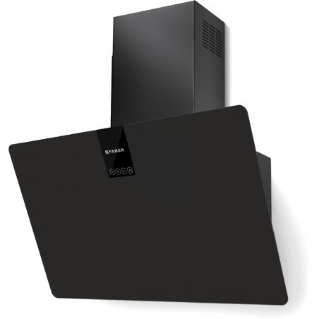 Komínová digestoř Faber Soft Edge NERO INGO A80, černá/FENIX NTM černá mat