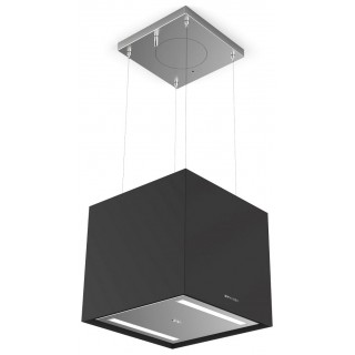 Lustrová digestoř Faber Soft Cube NERO INGO F40, FENIX NTM černá mat