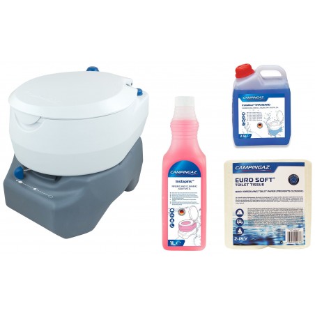 Chemické WC Campingaz Portable Toilet Combo, 20 l, se startovací sadou