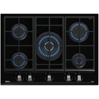 Skleněná plynová varná deska Teka GZC 75330 XBC BK Černá