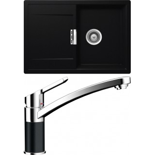 Set Schock S6-3 (dřez Mono D-100S Puro + baterie SC-90 Puro)