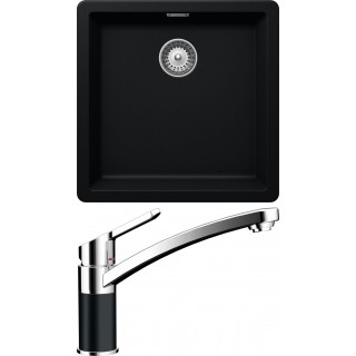 Set Schock S12-3 (dřez Greenwich N-100 Puro + baterie SC-90 Puro)