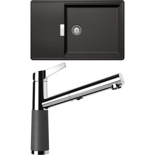 Set Schock S14-5 (dřez Tia D-100LS Stone + baterie SC-510.120 Stone)