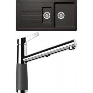 Set Schock S4-5 (dřez Toledo D-150 Stone + baterie SC-510.120 Stone)