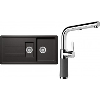 Set Schock S4-7 (dřez Toledo D-150 Stone + baterie SC-540.120 Stone)