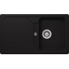 Kuchyňský dřez Schock Formhaus D-100 Onyx, horní montáž