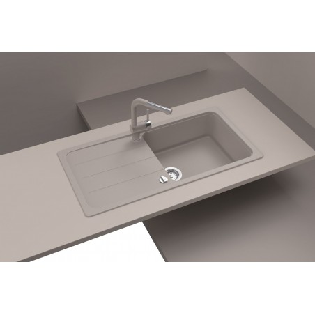 Kuchyňský dřez Schock Formhaus D-100L Onyx, horní montáž