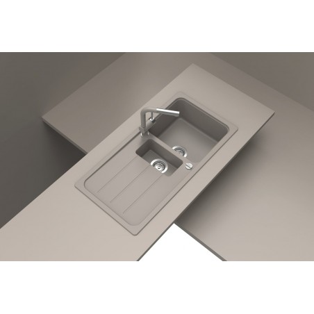 Kuchyňský dřez Schock Formhaus D-150L Onyx, horní montáž