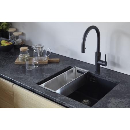 Kuchyňský dřez Schock Greenwich N-100L Magma, montáž do roviny