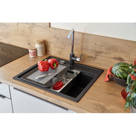 Kuchyňský dřez Schock Nemo N-100 Asphalt, horní montáž