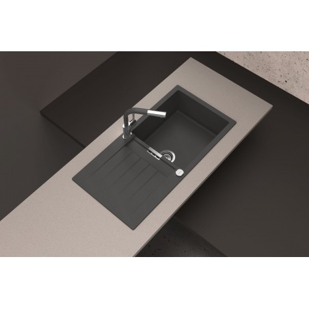 Kuchyňský dřez Schock Signus D-100L Stone, spodní montáž