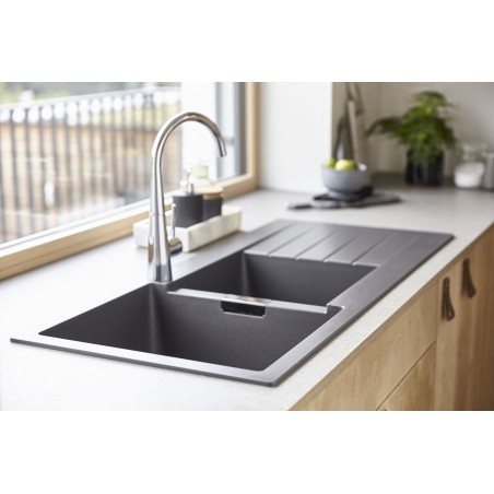 Kuchyňský dřez Schock Signus D-200 Silverstone, spodní montáž