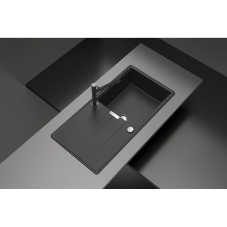 Kuchyňský dřez Schock Tia D-100L Magnolia, spodní montáž