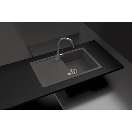 Kuchyňský dřez Schock Toledo D-100 Silverstone, horní montáž