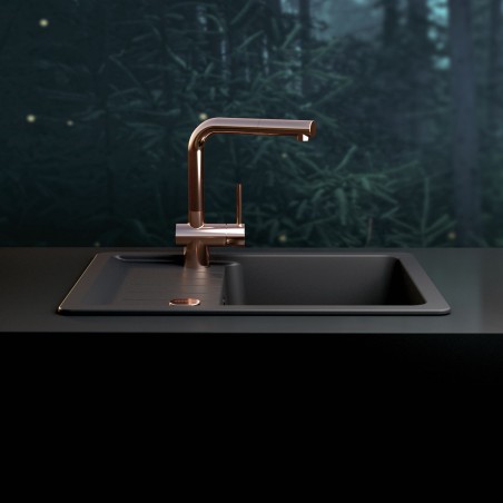 Kuchyňský dřez Schock Toledo D-100XS Silverstone, spodní montáž