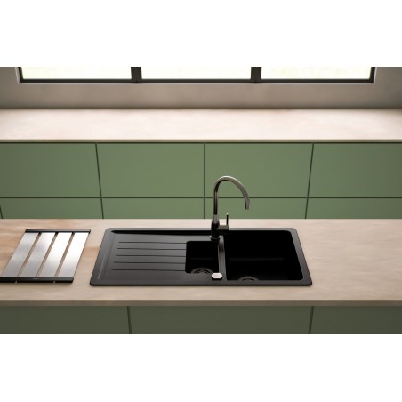 Kuchyňský dřez Schock Toledo D-150 Bronze, horní montáž