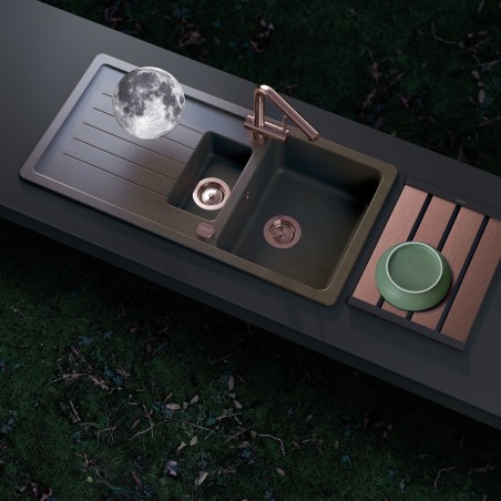 Kuchyňský dřez Schock Toledo D-150 Silverstone, horní montáž