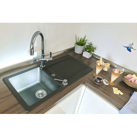 Kuchyňský dřez Schock Typos D-100S Croma, spodní montáž